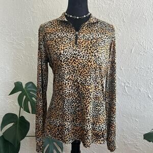 leopard print women  hot chillys jacket